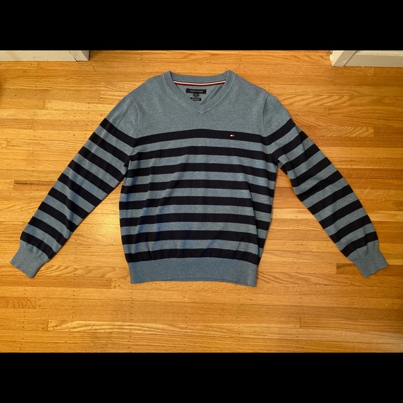 Blue striped Tommy Hilfiger sweater - Picture 5 of 6